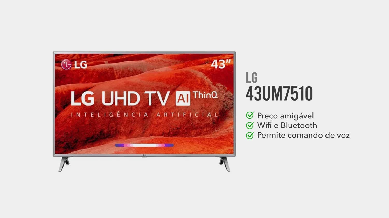 LG 43UM7510 e boa