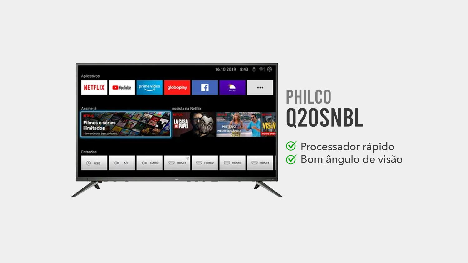 philco Q20SNBL e boa
