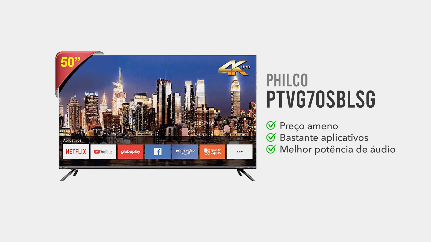 tv philco PTVG70SBLSG e boa