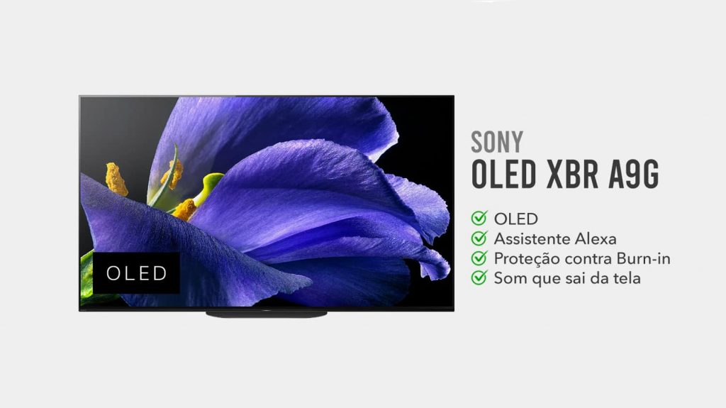 tv sony OLED XBR A9G e boa