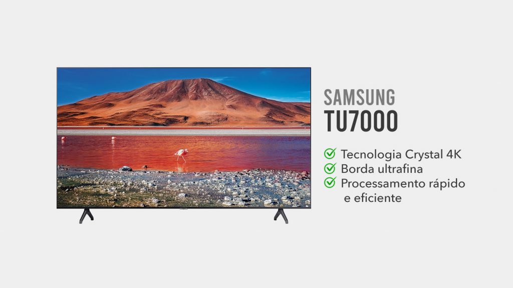 TV Samsung TU7000 e Boa